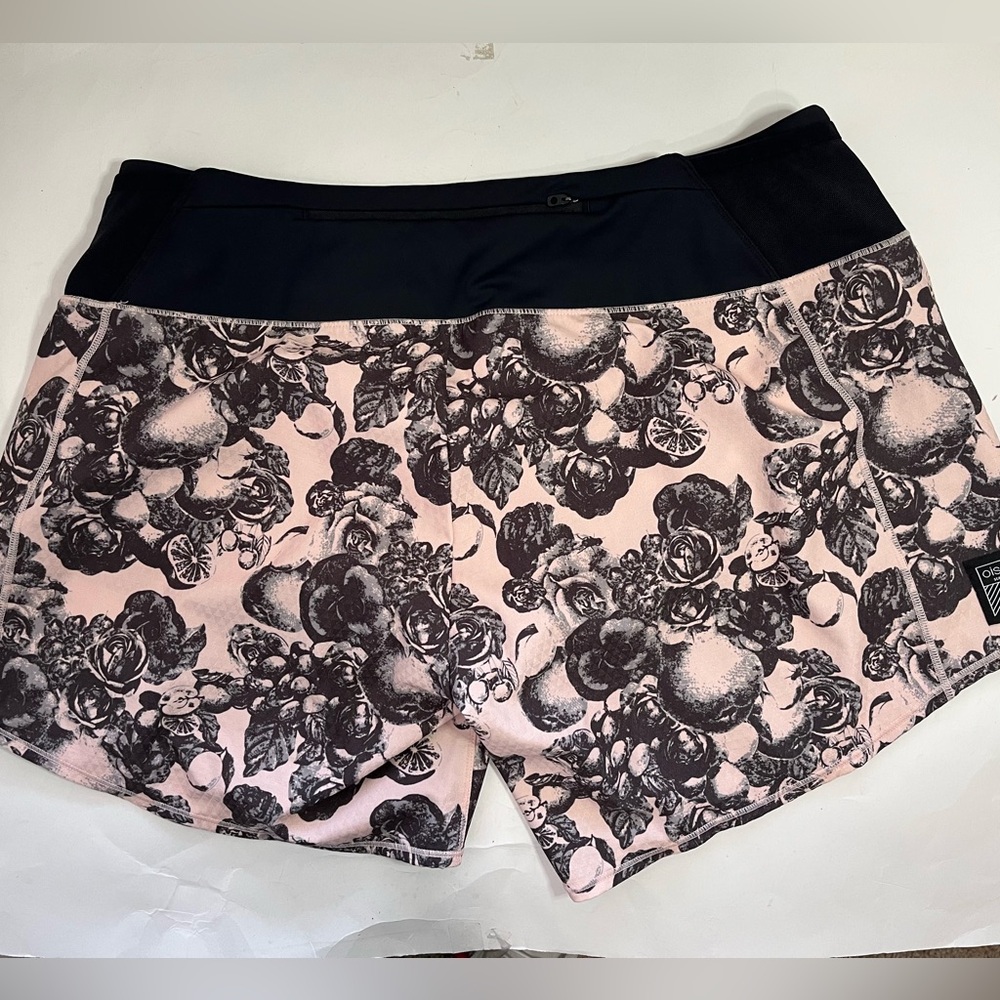 Oiselle Obsession Running Shorts Size 8 Rose Botanical Print - Picture 6 of 9